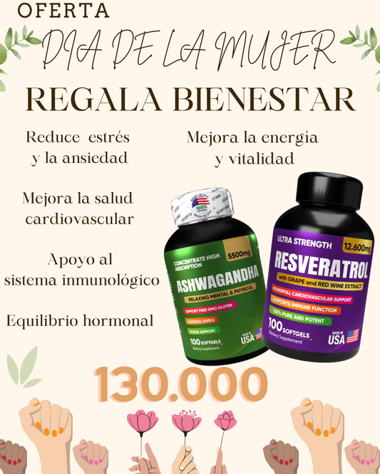 Combo Ashwaganda + Reesveratrol