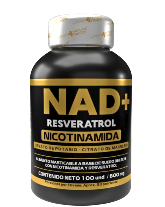 NAD+ Resveratrol x 100 tabletas